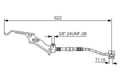 BOSCH 1987476085 — Тормозной шланг