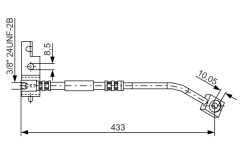 BOSCH 1987476103 — Тормозной шланг
