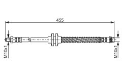 BOSCH 1987476126 — Furtun de frână