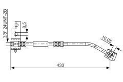 BOSCH 1987476149 — Тормозной шланг