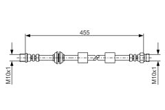 BOSCH 1987476170 — Furtun de frână