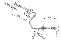 BOSCH 1987476200 — Furtun de frână