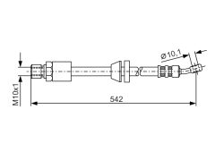 BOSCH 1987476243 — Furtun de frână