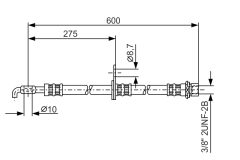 BOSCH 1987476246 — Furtun de frână
