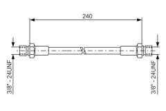 BOSCH 1987476288 — Тормозной шланг