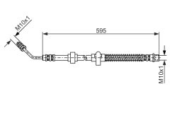 BOSCH 1987476372 — Тормозной шланг