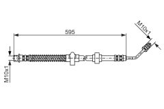 BOSCH 1987476374 — Тормозной шланг