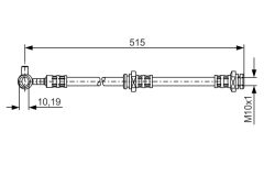BOSCH 1987476376 — Furtun de frână