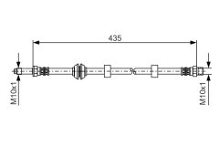 BOSCH 1987476415 — Тормозной шланг