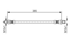 BOSCH 1987476439 — Тормозной шланг