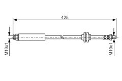 BOSCH 1987476451 — Furtun de frână