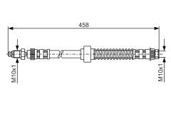 BOSCH 1987476534 — Тормозной шланг