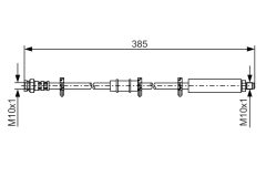 BOSCH 1987476548 — Тормозной шланг