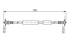 BOSCH 1987476603 — Furtun de frână