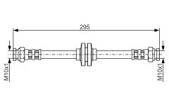 BOSCH 1987476632 — Тормозной шланг