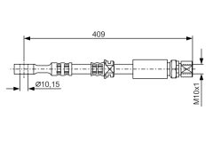 BOSCH 1987476644 — Тормозной шланг