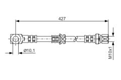 BOSCH 1987476690 — Тормозной шланг