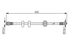 BOSCH 1987476788 — Furtun de frână