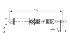 BOSCH 1987476805 — Furtun de frână