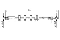 BOSCH 1987476810 — Furtun de frână