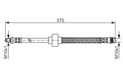 BOSCH 1987476870 — Тормозной шланг