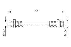 BOSCH 1987476964 — Furtun de frână
