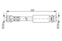BOSCH 1987476994 — Furtun de frână