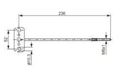 BOSCH 1987477226 — Трос ручного тормоза
