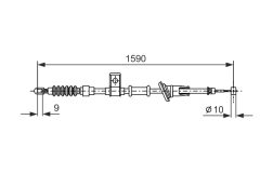 BOSCH 1987477530 — Cablu frână de mână