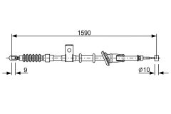 BOSCH 1987477878 — Cablu frână de mână