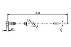 BOSCH 1987477985 — Cablu frână de mână