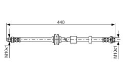 BOSCH 1987481059 — Furtun de frână