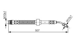 BOSCH 1987481150 — Furtun de frână