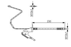 BOSCH 1987481161 — Furtun de frână