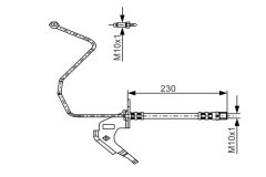 BOSCH 1987481162 — Тормозной шланг