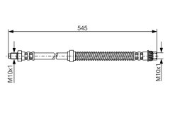 BOSCH 1987481186 — Furtun de frână