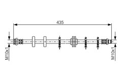 BOSCH 1987481189 — Furtun de frână