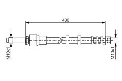 BOSCH 1987481296 — Тормозной шланг