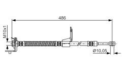 BOSCH 1987481372 — Furtun de frână