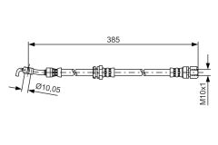 BOSCH 1987481385 — Furtun de frână