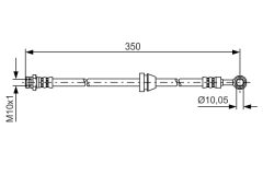 BOSCH 1987481388 — Furtun de frână
