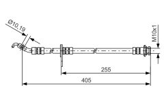 BOSCH 1987481403 — Тормозной шланг