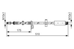 BOSCH 1987481453 — Тормозной шланг