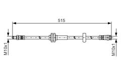BOSCH 1987481482 — Furtun de frână