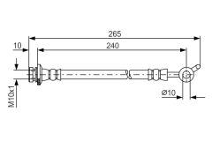 BOSCH 1987481570 — Furtun de frână
