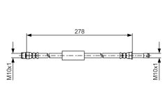 BOSCH 1987481617 — Тормозной шланг