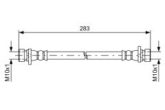 BOSCH 1987481620 — Furtun de frână