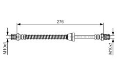 BOSCH 1987481660 — Тормозной шланг