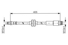 BOSCH 1987481671 — Тормозной шланг