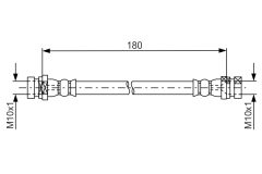BOSCH 1987481681 — Furtun de frână